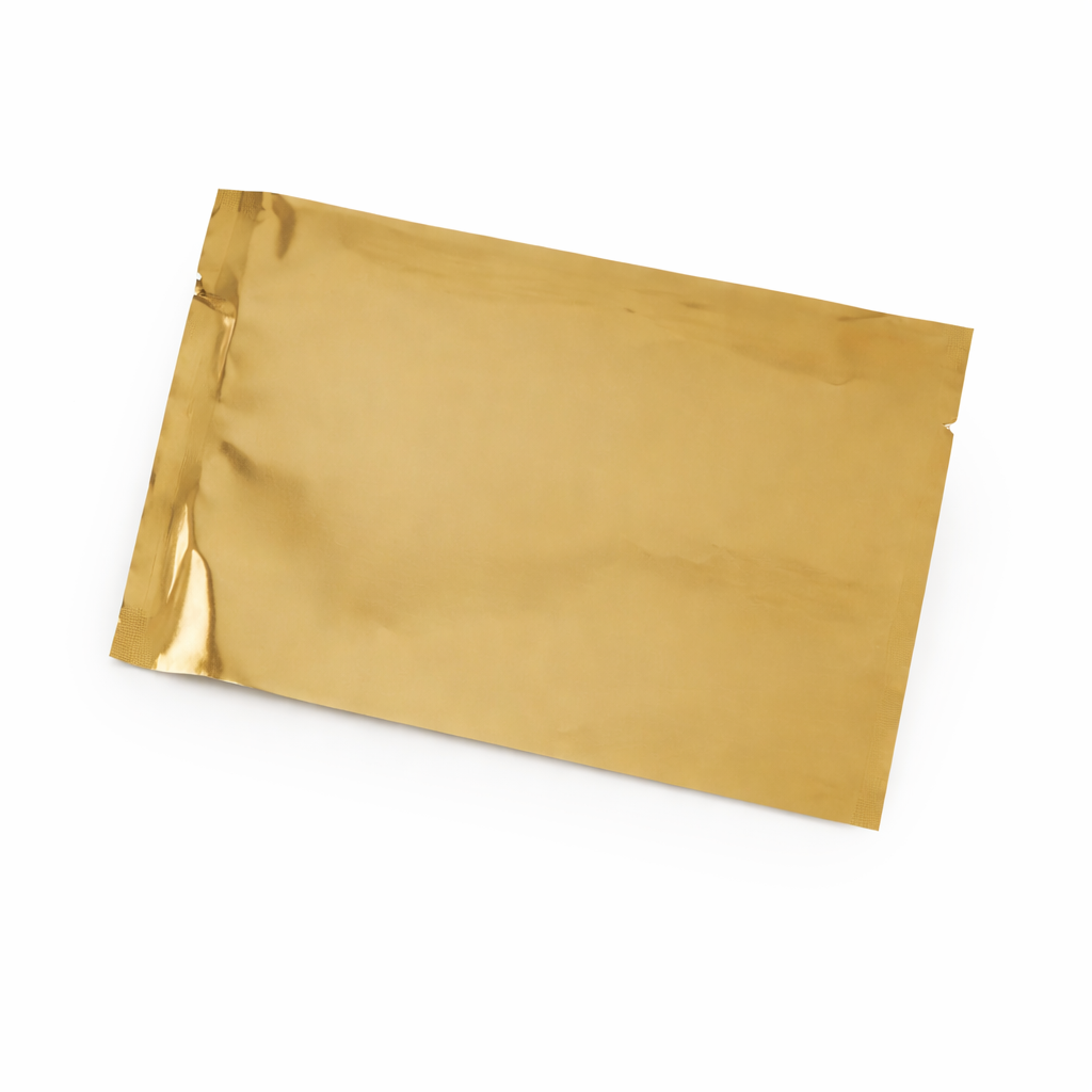 4 oz Gold Gloss Flat Pouch