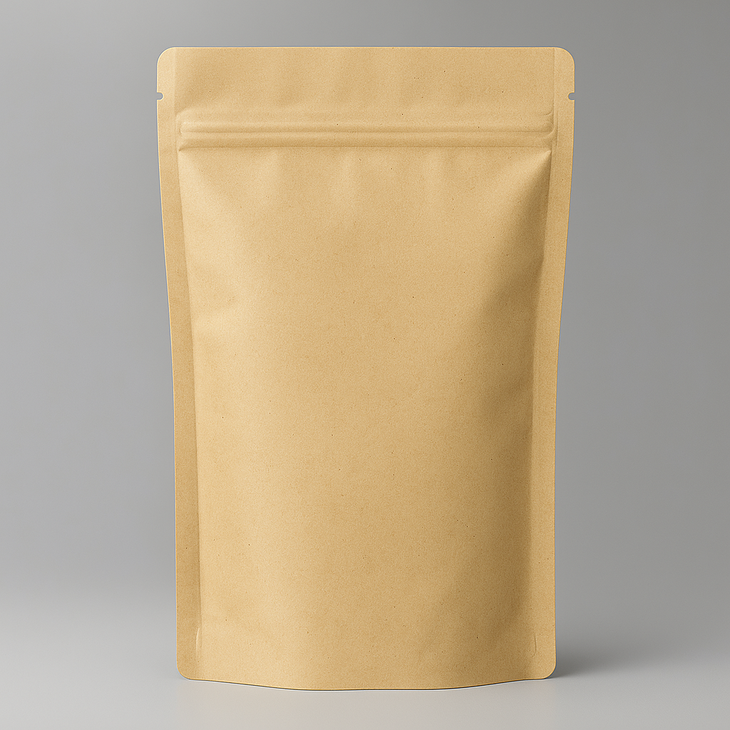 Block Bottom Bags with Pull ZIpper